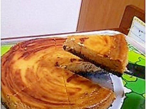 カラメルのマーブルチーズケーキ